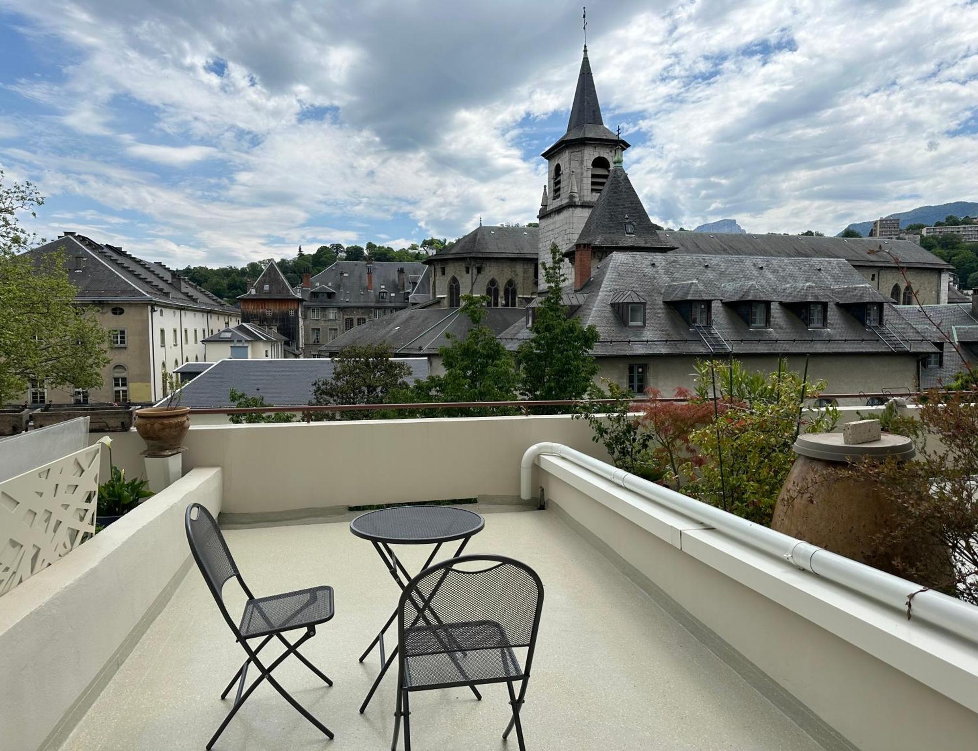 Ma Terrasse Sur Le Musee Apartman Chambéry Kültér fotó